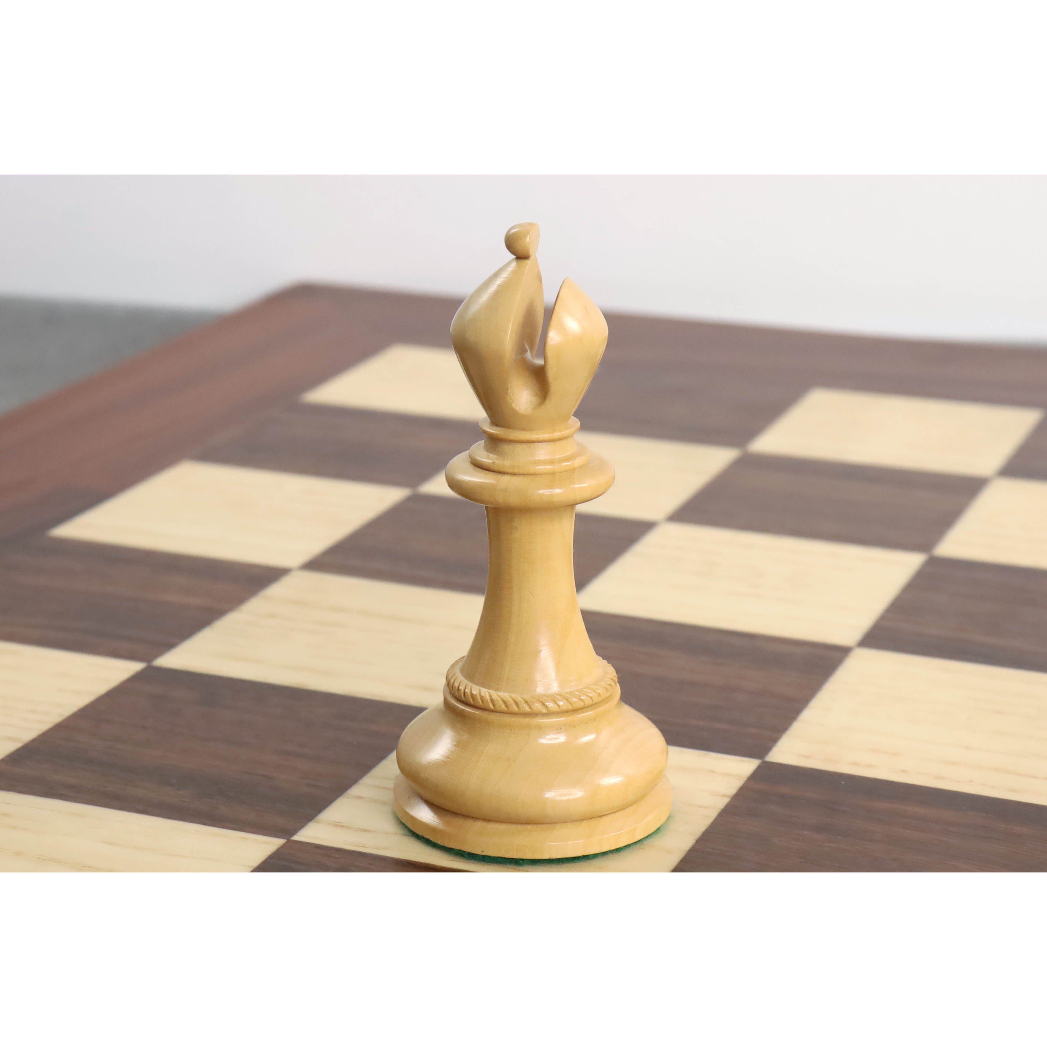4.5" Imperator Luxury Staunton Chess Set- Chess Pieces Only-Bud Rosewood - Triple Weight