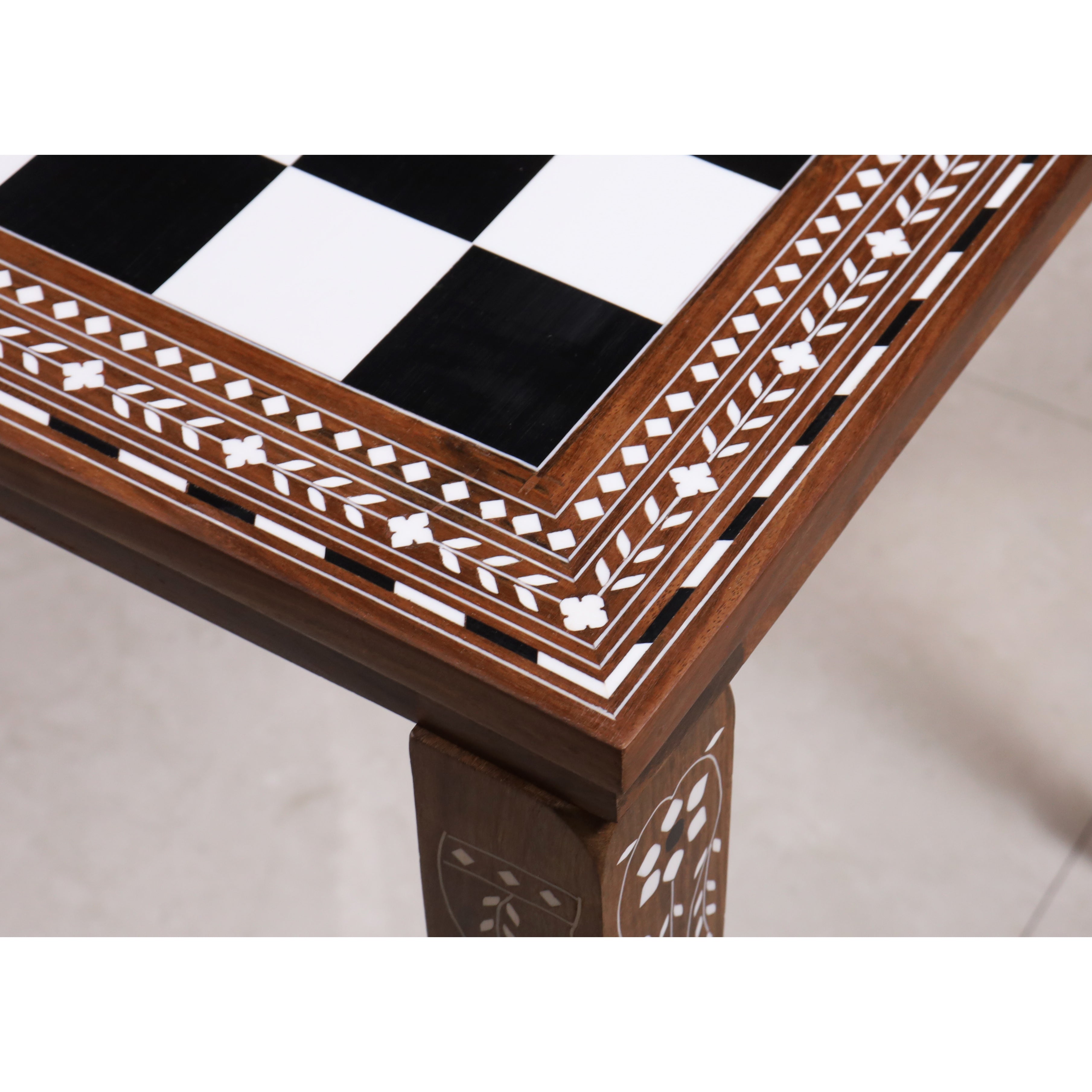 Wooden Chess Board Table - Royalchessmall 