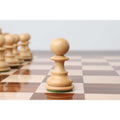 Smoothly finished Boxwood pawn from the Pro Staunton luxury chess set, triple weighted for stability.