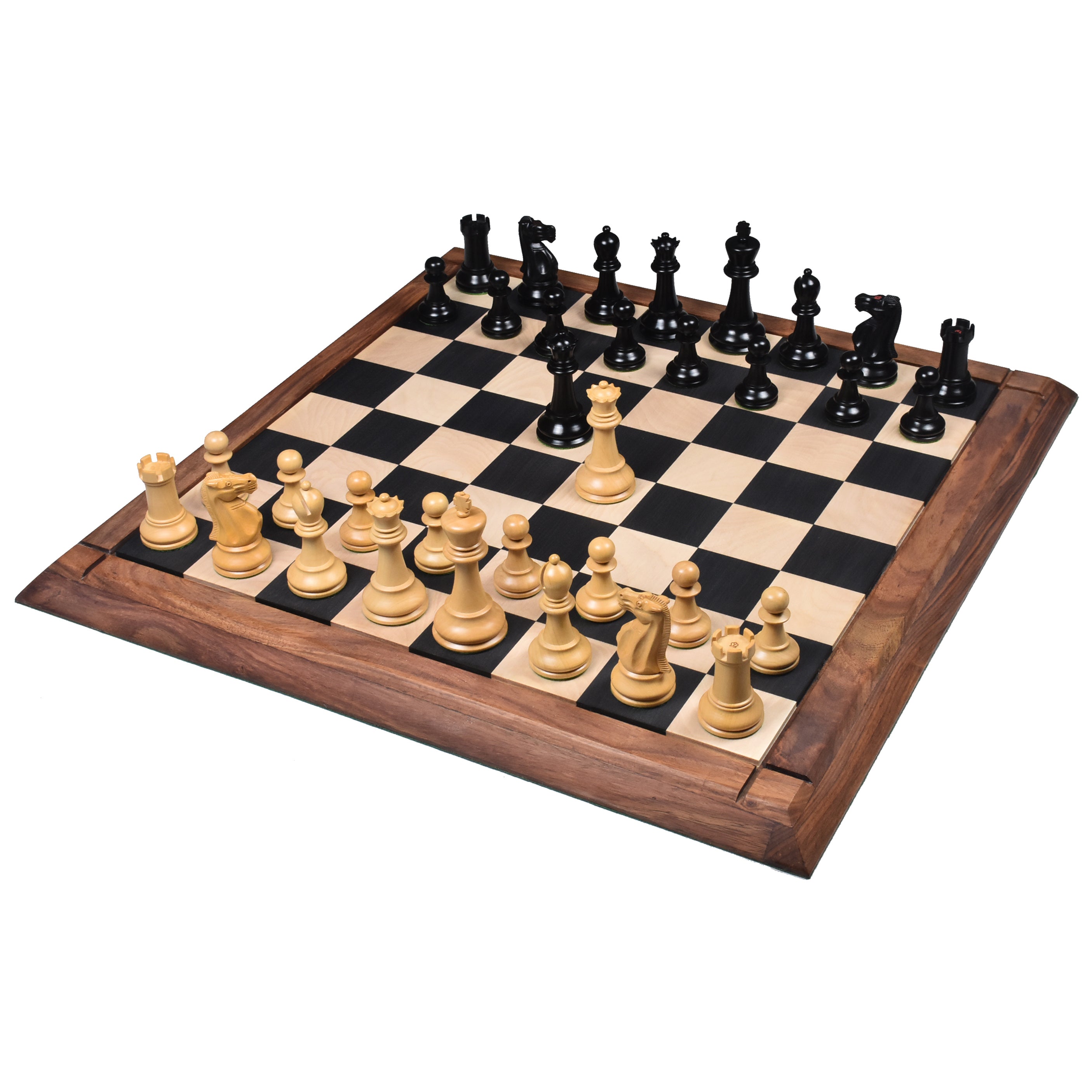 We Games French Staunton Wood Chess Pieces – Weighted – King Measures 3 In.  : Target