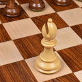 Slightly Imperfect 3.9" Craftsman Knight Staunton Chess Set - Chess Pieces Only - Double Weighted Golden Rosewood