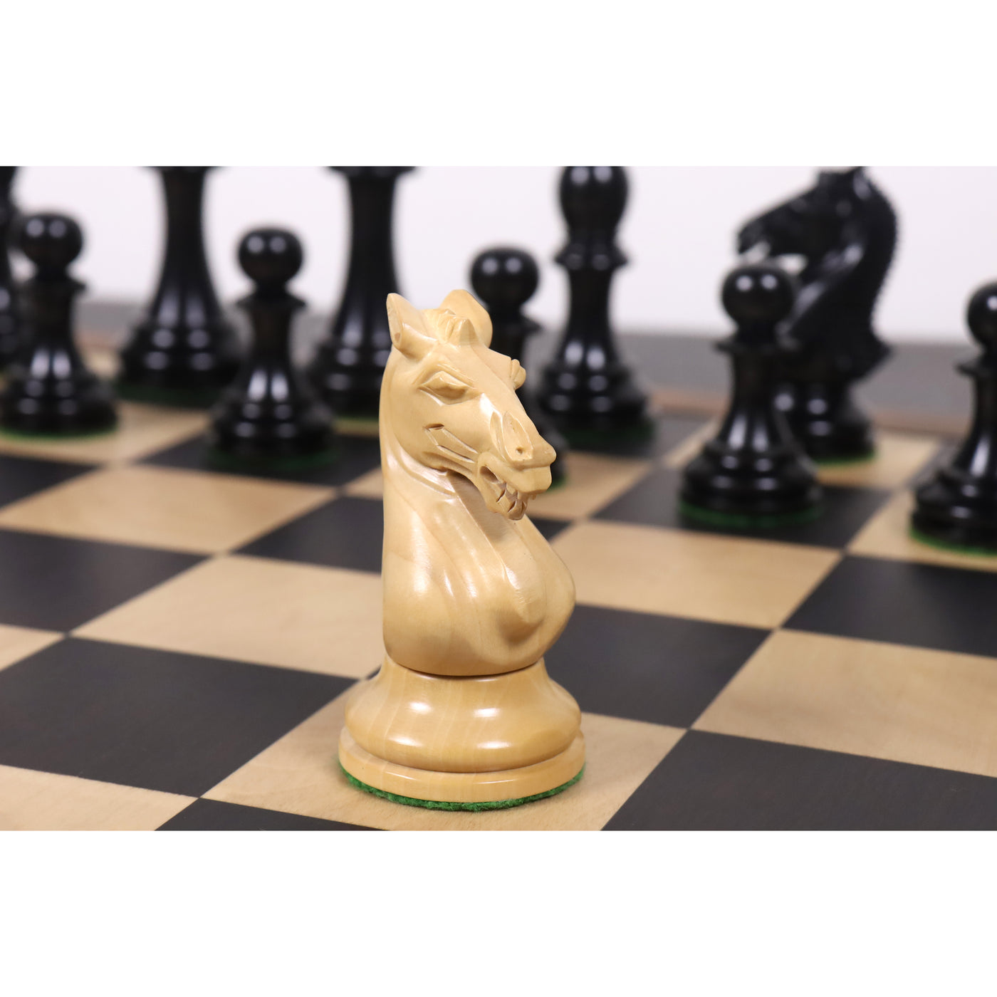 Slightly Imperfect 3.9" Hastings Series Staunton Chess Pieces Only Set