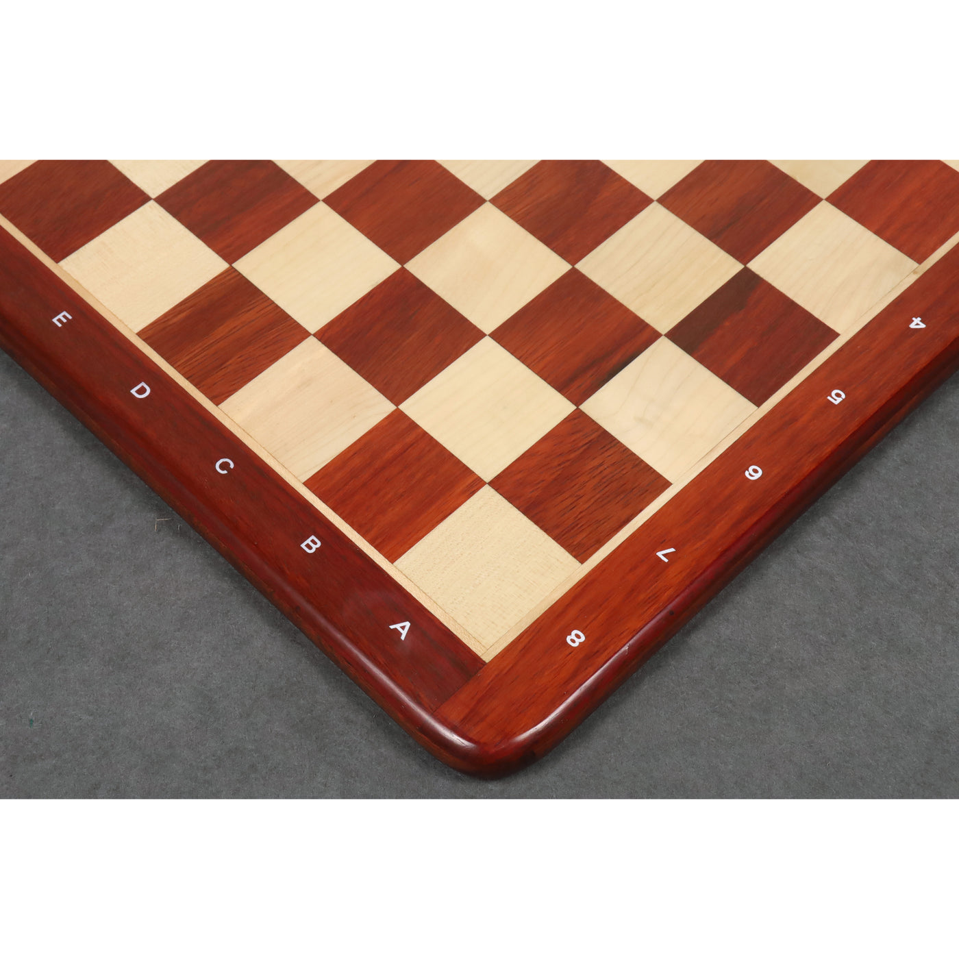 19″ Bud Rosewood & Maple Wood Chess board | Chessboard | Flat Chess Board