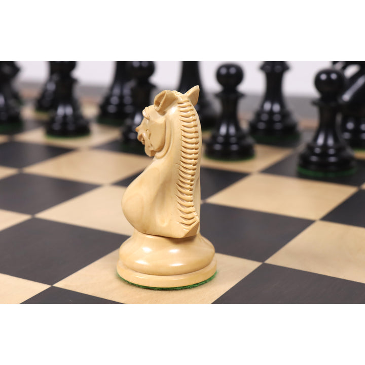 Slightly Imperfect 3.9" Hastings Series Staunton Chess Pieces Only Set