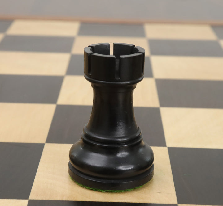3.8" Juego de ajedrez Reykjavik Series Staunton - Sólo piezas de ajedrez - Madera de boj lastrada