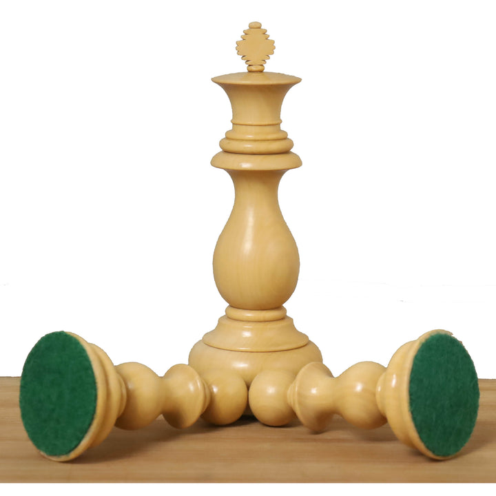 Slightly Imperfect 4.6" Medallion Luxury Staunton Chess Pieces Only Set