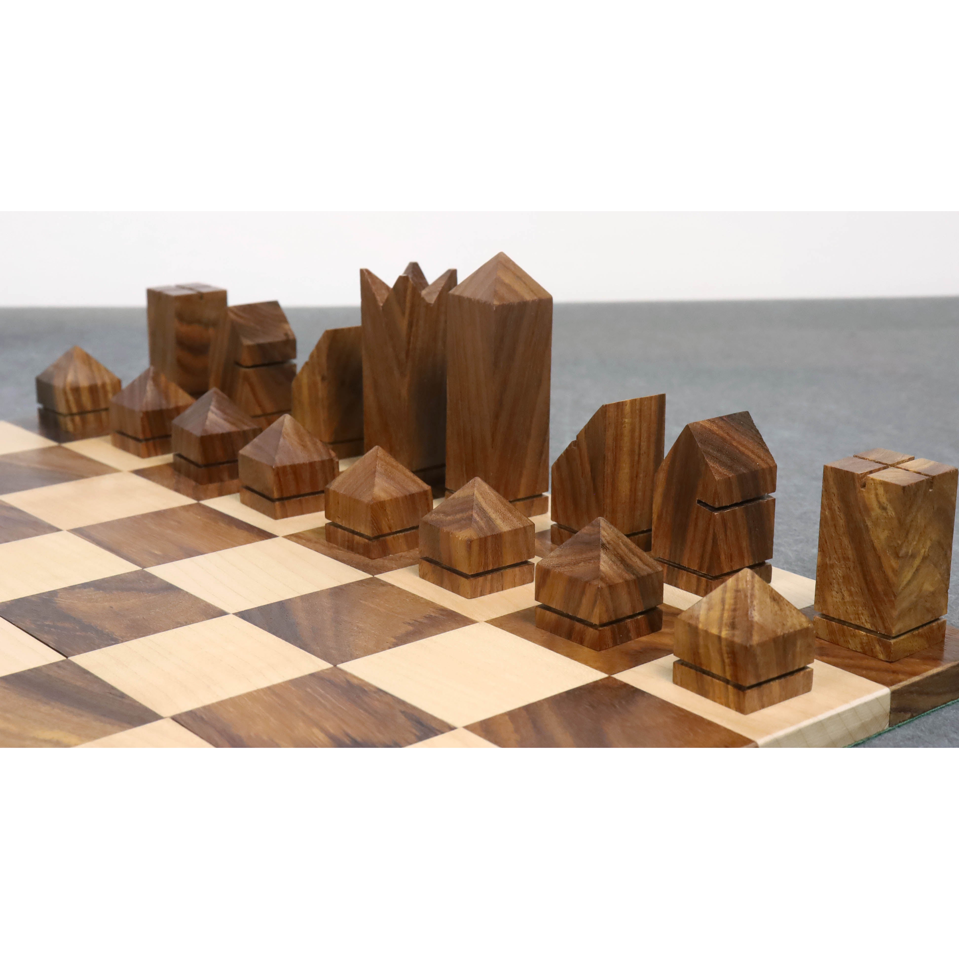 Pyramid Series Minimalist Chess Pieces Only