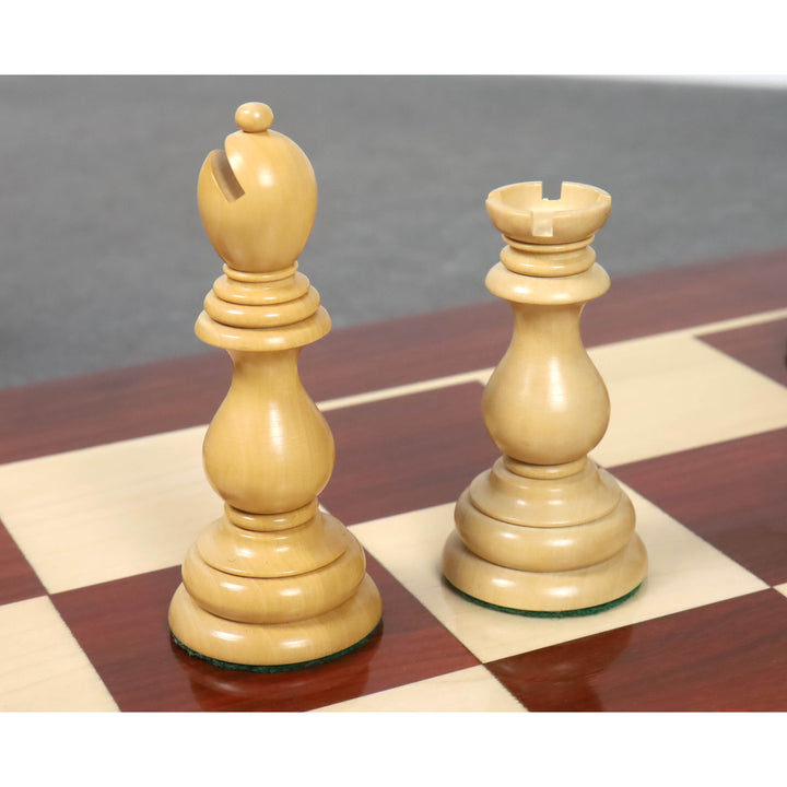 Slightly Imperfect 4.6" Medallion Luxury Staunton Chess Pieces Only Set