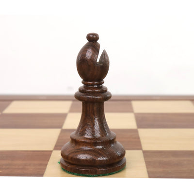 4.1" New Classic Staunton Wooden Chess Pieces Only Set - Weighted Golden Rosewood