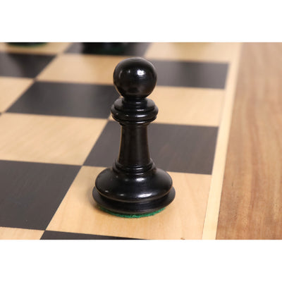 4.6" Bath Luxury Staunton Chess Pieces Only Set - Ebony Wood - Triple Weight