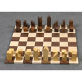 Full Lanier Graham reproduction chess set viewed from the front.