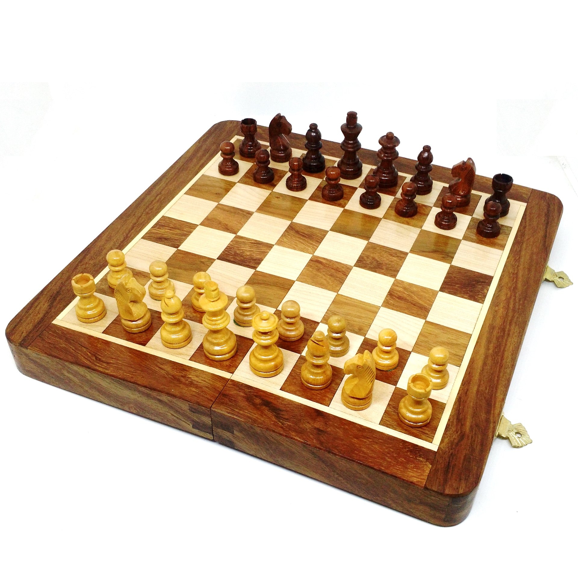 2 in 1 Magnetic Travel Chess & Backgammon set | Unique Chess Set | Travel Chess Set Magnetic